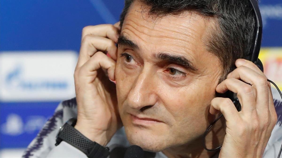 Ernesto Valverde, entrenador del Barça.