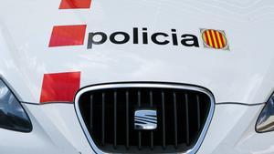 Un coche patrulla de los Mossos.