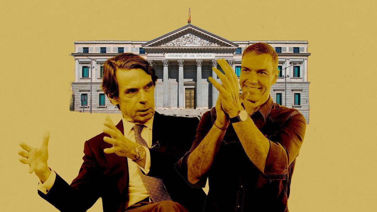 José María Aznar y Pedro Sánchez