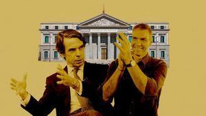 José María Aznar y Pedro Sánchez