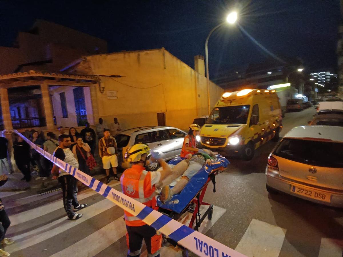 Derrumbe de un edificio en Playa de Palma