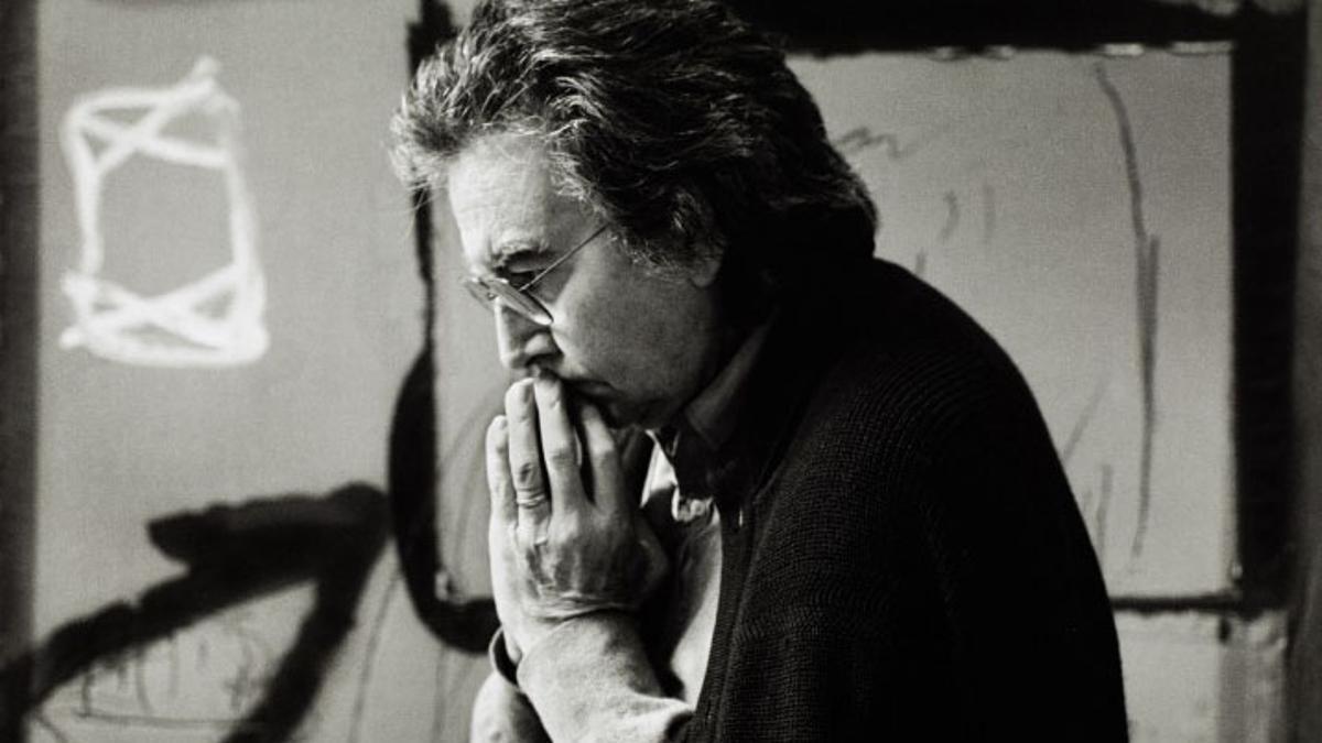 Una imatge d'Antoni Tàpies.