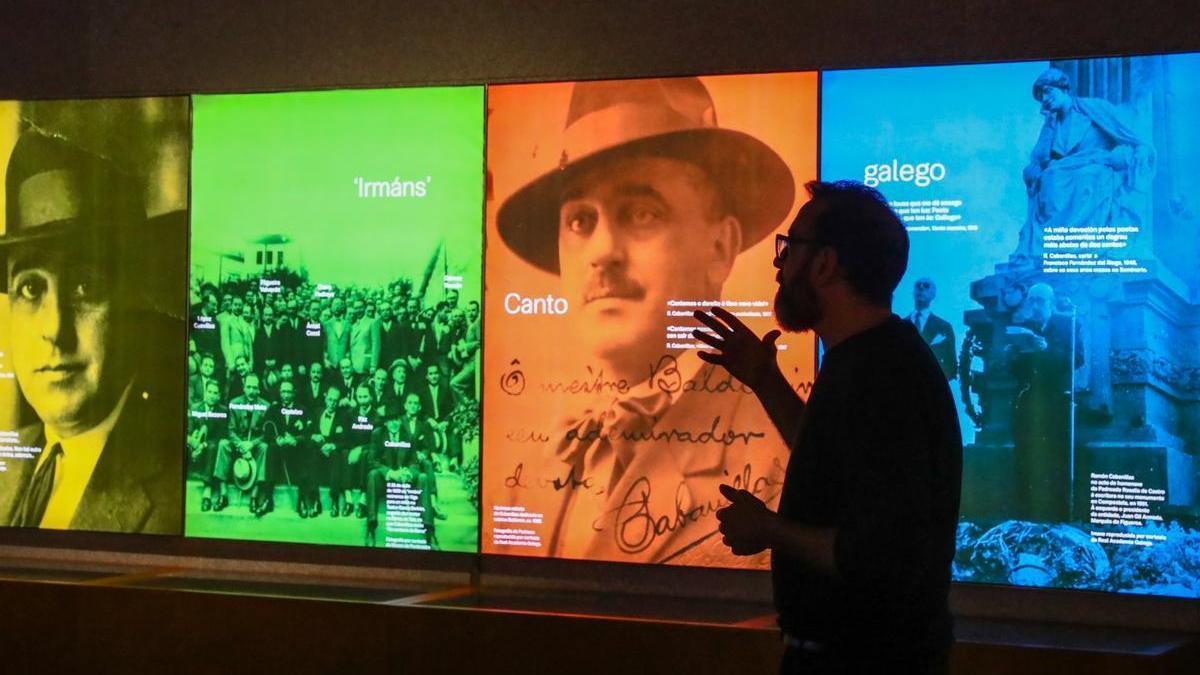 Una charla en el museo Ramón Cabanillas de Cambados.