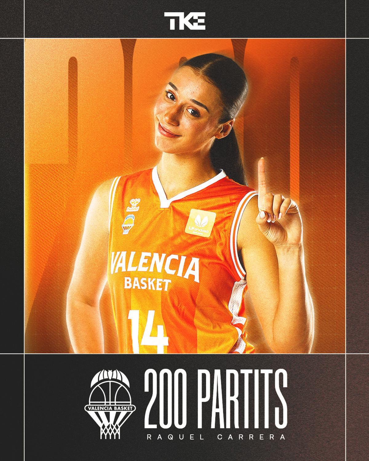 Raquel Carrera ya está entre las jugadoras con más partidos de la historia