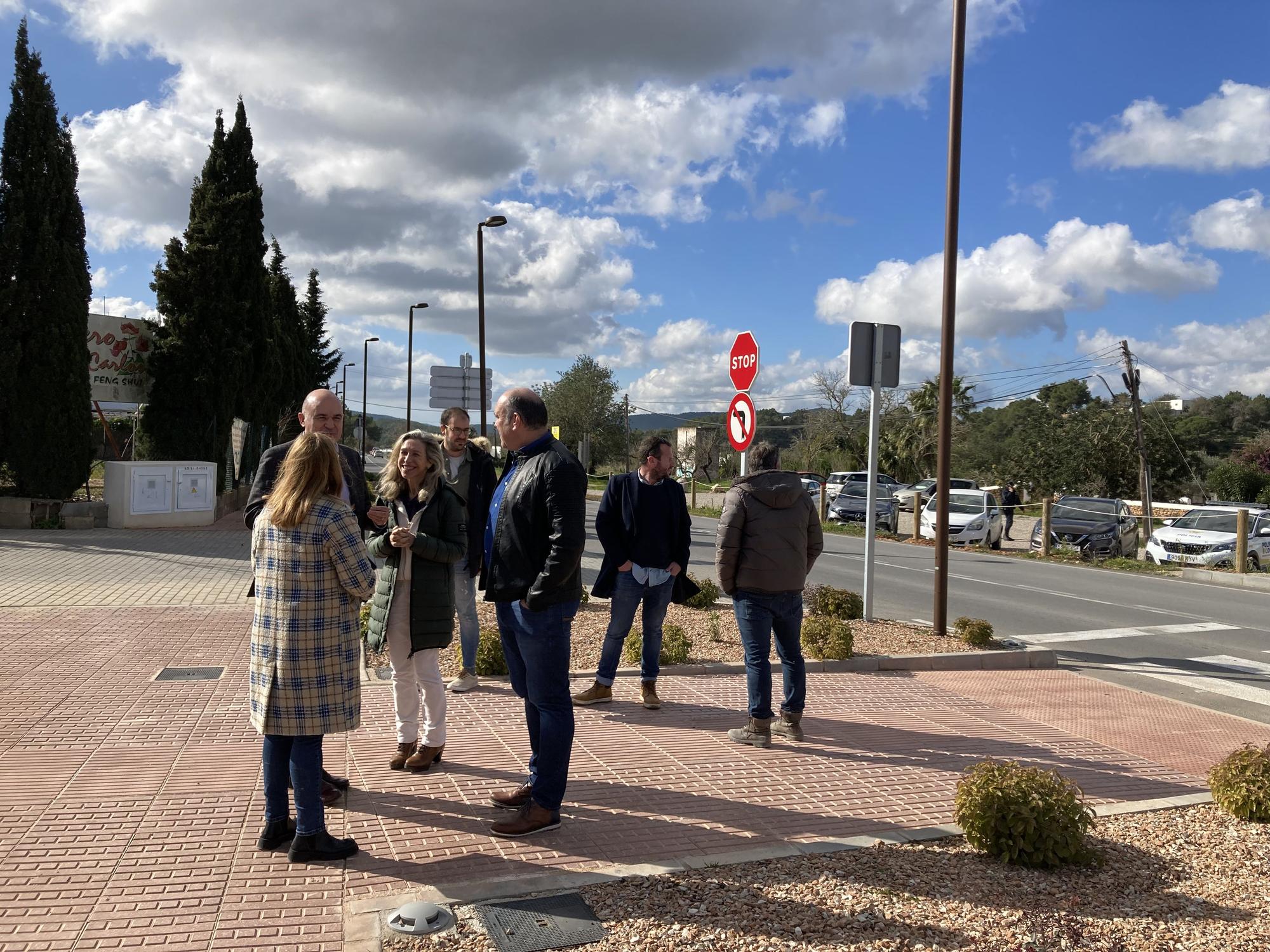 Galería de la nueva rotonda de Sant Carles