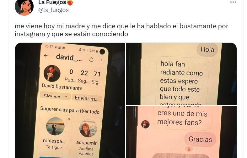 Pantallazo de la publicación en Twitter de la usuaria @la_fuegos