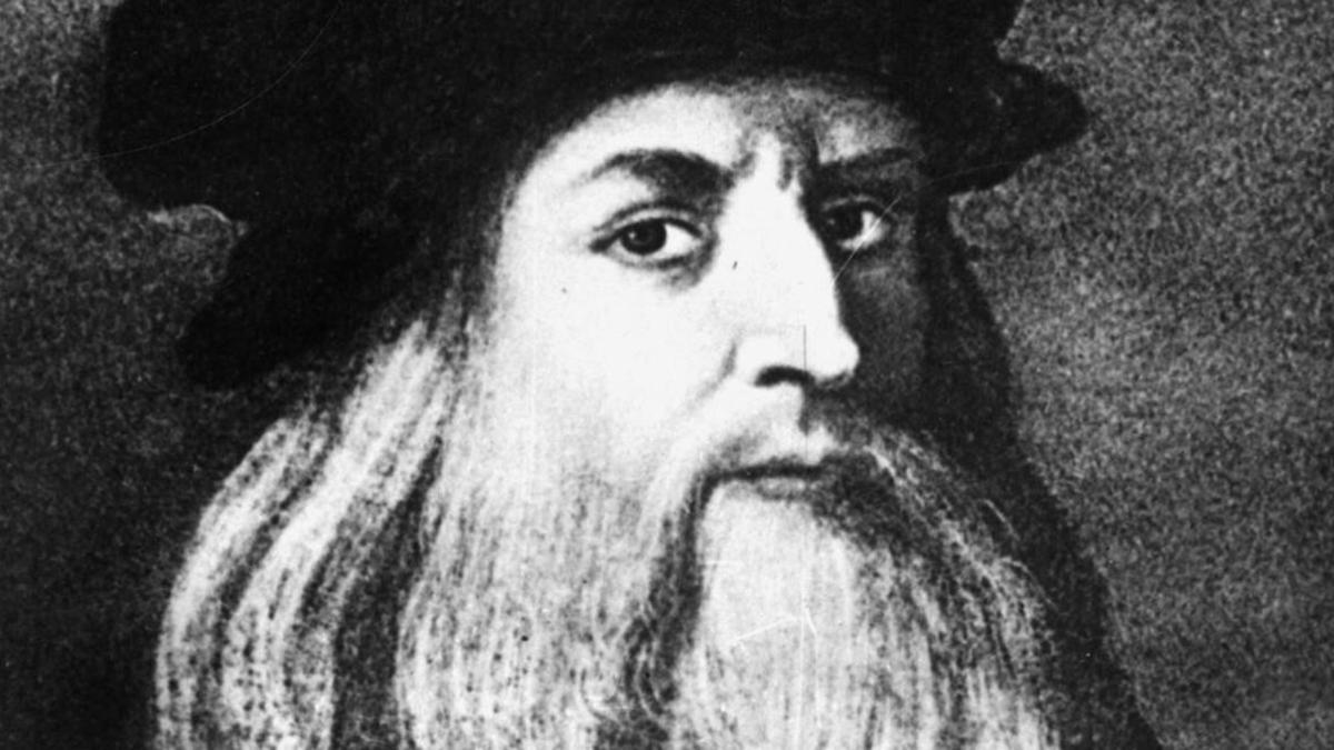 Retrato de Leonardo Da Vinci