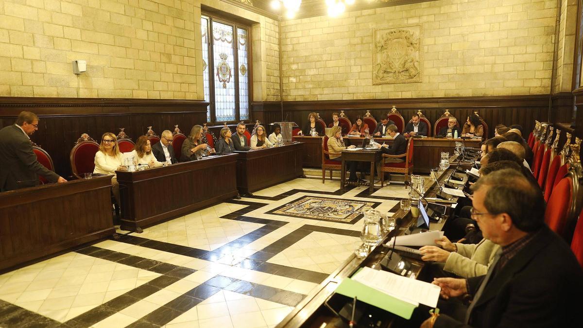 El ple municipal d'aquest dilluns.