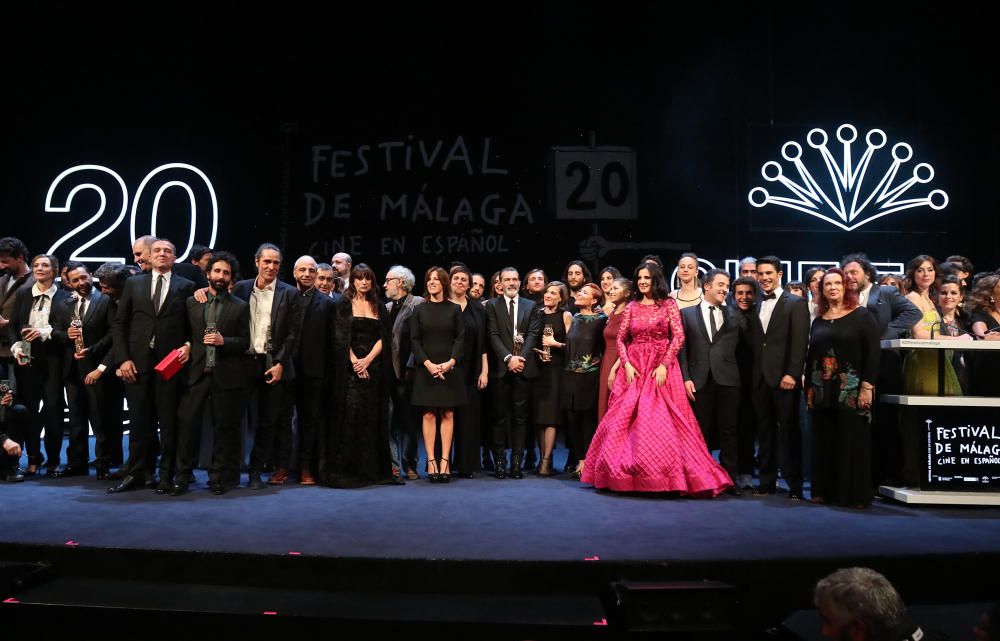 Gala de clausura del XX Festival de Málaga