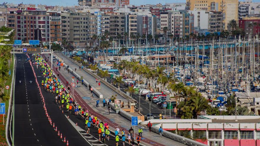 Imagen de la pasada edición del Cajasiete GC Maratón.