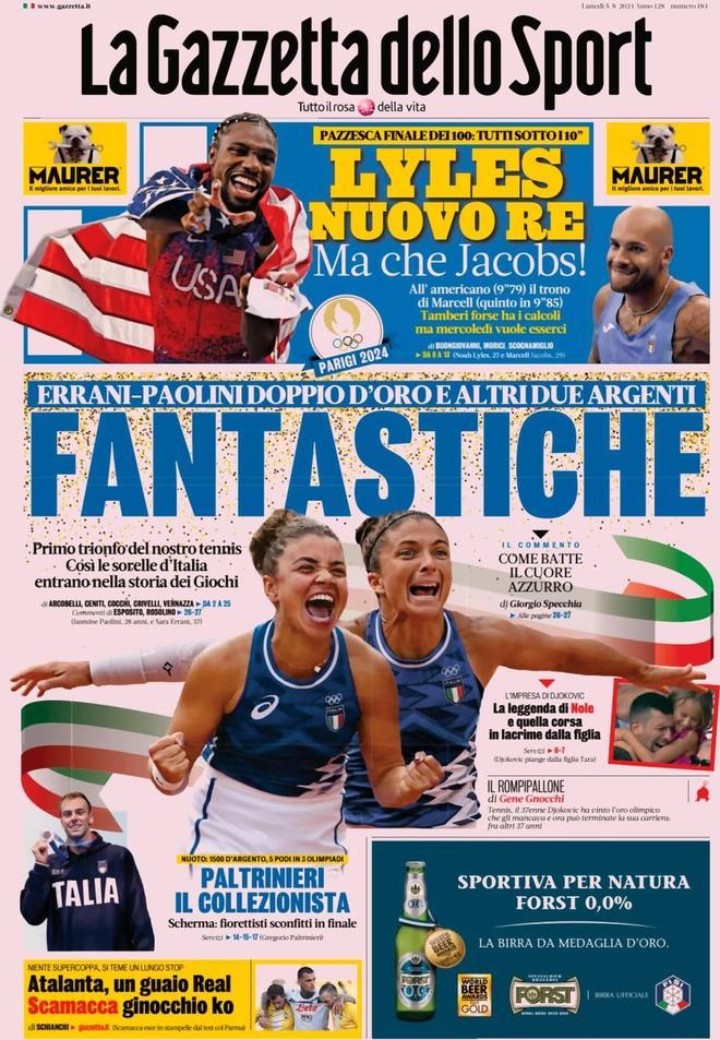 Las portadas de los diarios deportivos de hoy, lunes 5 de agosto