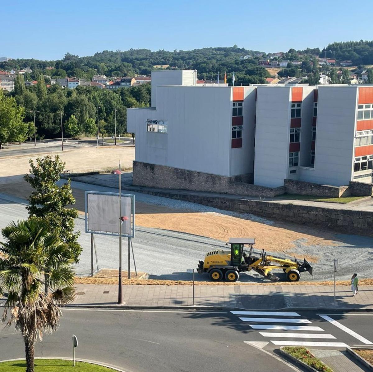 Vista de los juzgados de O Regueiriño, en Lalín. | BERNABÉ/JAVIER LALÍN