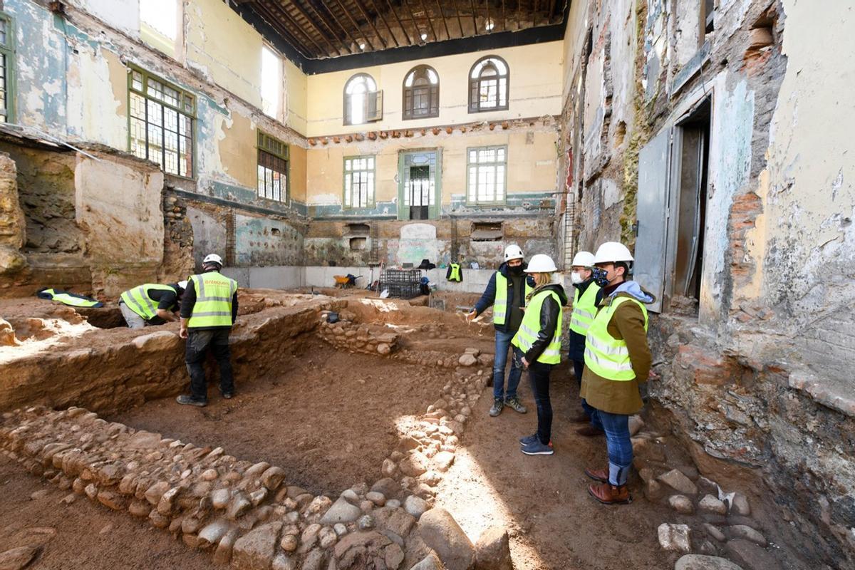 Es troben restes romanes durant les obres de rehabilitació del Casino de Rubí