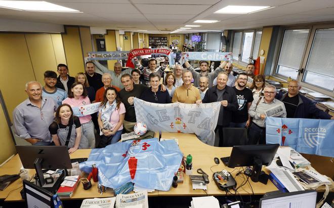 Encuentro de exjugadores y capitanes del Celta con suscriptores de FARO.