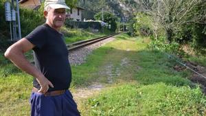 José Antonio Otero Toraño en Cueves (Ribadesella).