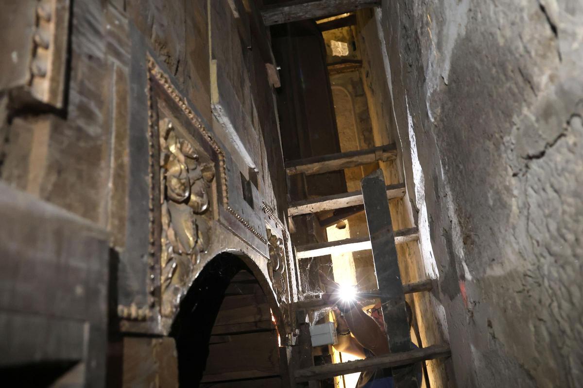 Así son las pinturas medievales descubiertas en la iglesia de Donas