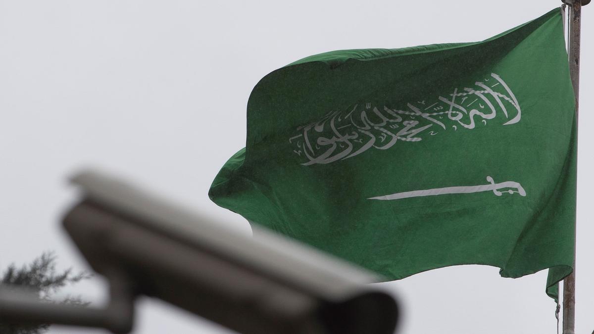 La bandera de Arabia Saudí, en una imagen de archivo