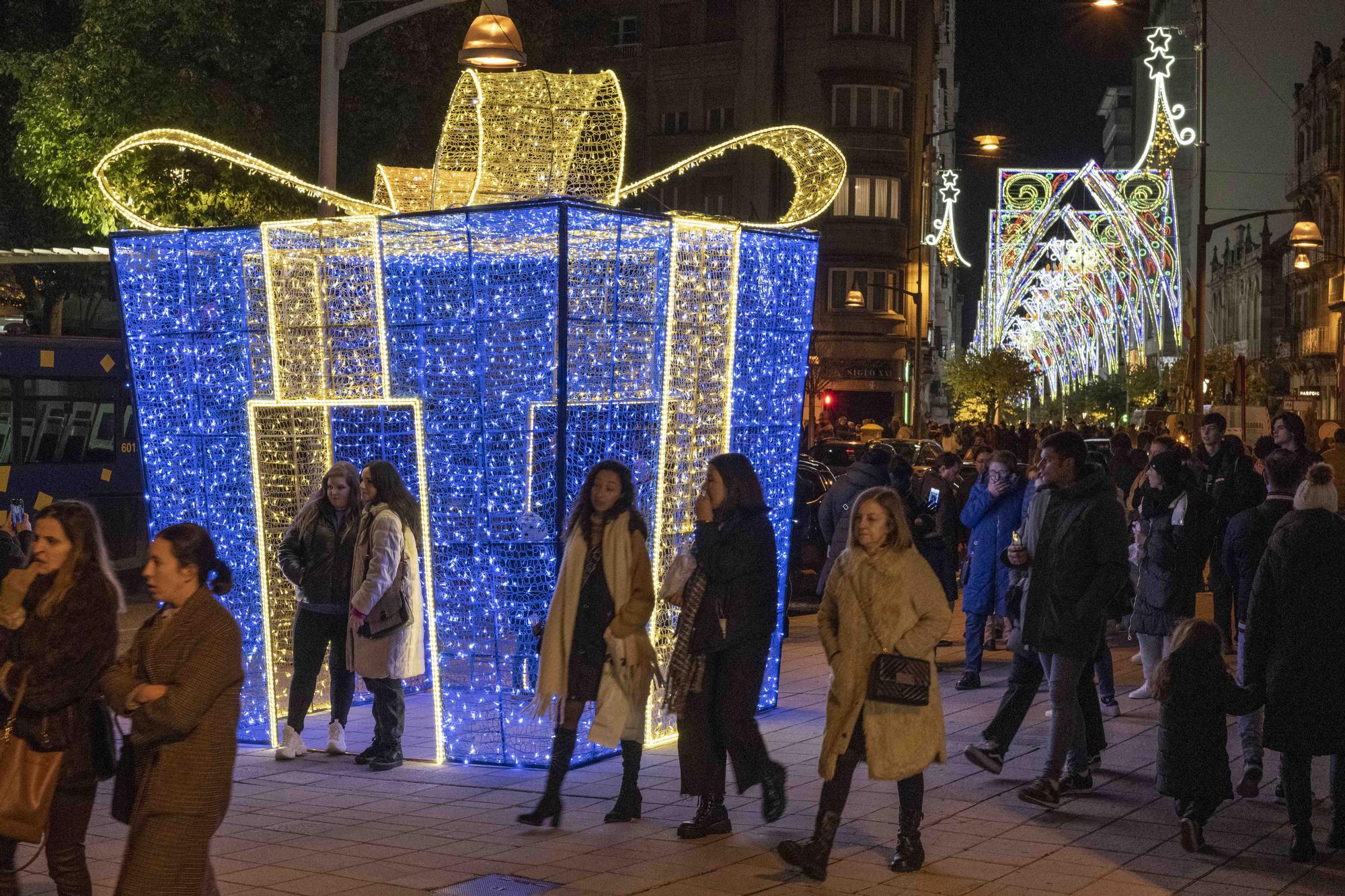 Arranca la Navidad más brillante en Ourense