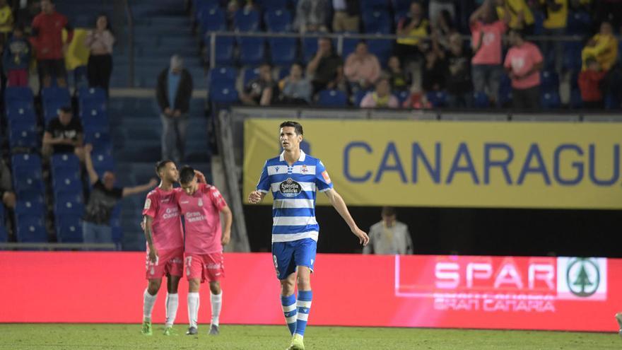 Un partido de fútbol en el estadio de Gran Canaria.