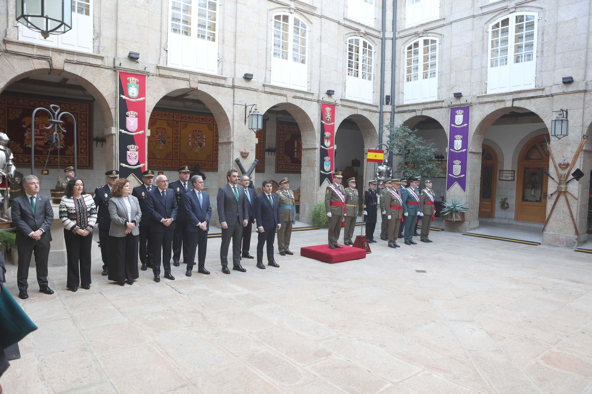 Pascua militar en el Palacio de Capitanía de A Coruña