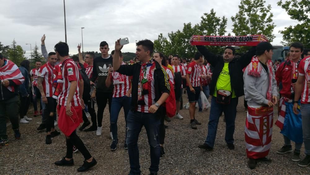 La Mareona en Valladolid para el play off del Sporting