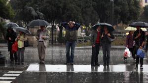 Aviso por alerta de lluvias intensas para este lunes