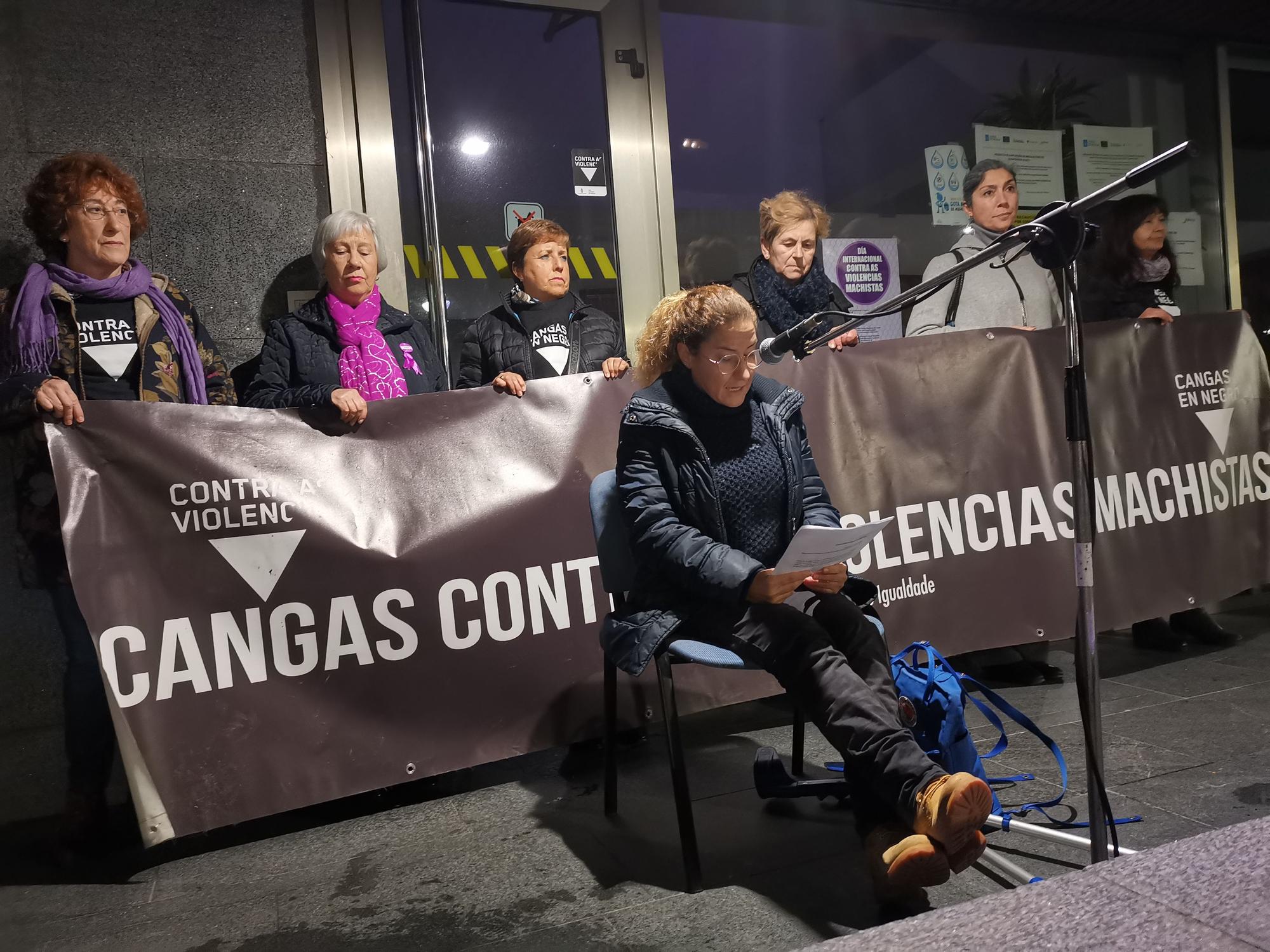 La celebración del Día Internacional contra las Violencias Machistas en Cangas