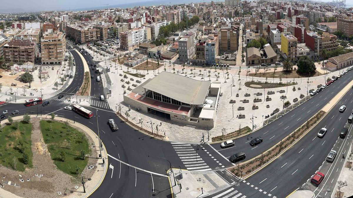 El barrio del Cabanyal desde el final de Blasco Ibáñez