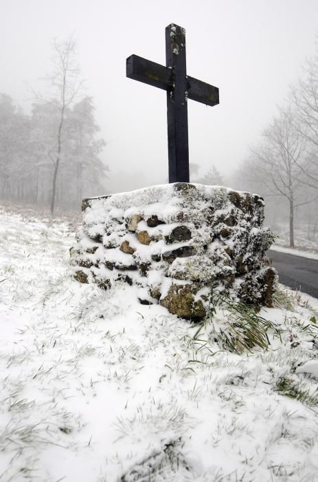 Un manto de nieve para recibir a la primavera