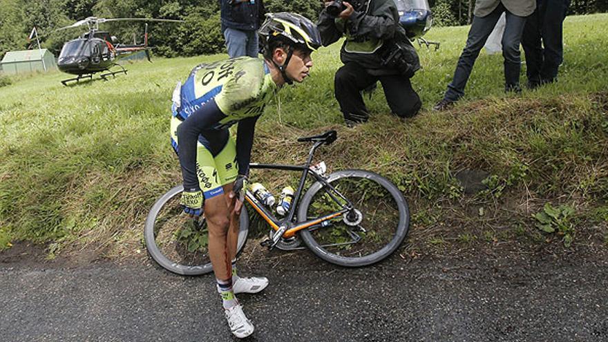 Contador Abandona El Tour Tras Una Aparatosa Caída 6638