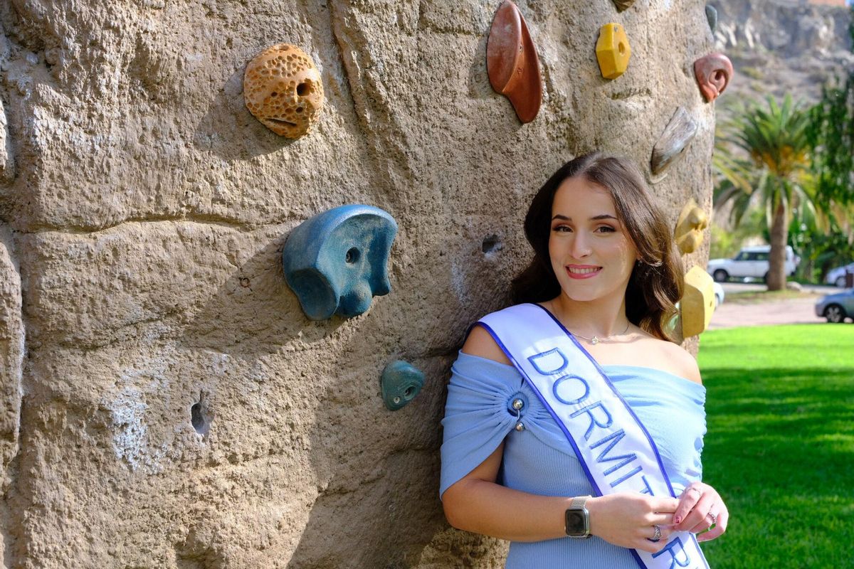 Andrea Encinoso, candidata a Reina del Carnaval de Las Palmas de Gran Canaria