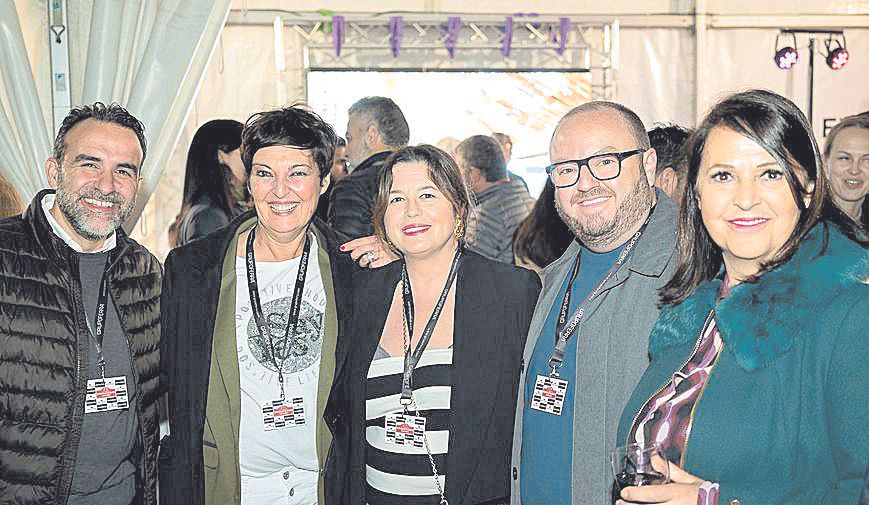 Rafa Ballester, Ana Ferrá, Cati Amengual, Tommy Ferragut y María José Pedreño.