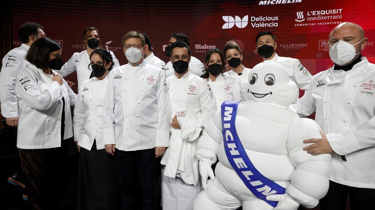 Gala de presentación de la Guía Michelin 2022