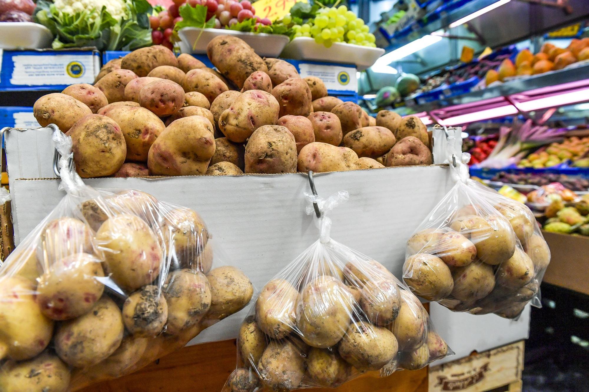 Aumento del precio de las papas en Canarias