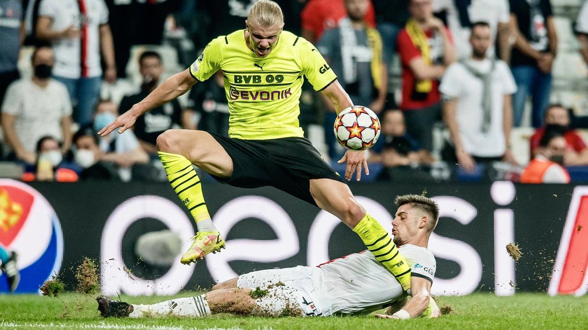 El Dortmund de Haaland triunfa en Turquía