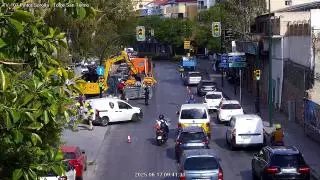 Un escape de gas en la zona del Balneario mantiene dos carriles cortados en Pintor Sorolla