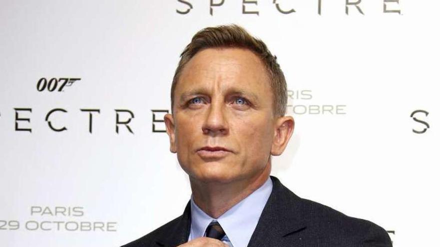 El actor Daniel Craig, en la &#039;premiere&#039; de &#039;Spectre&#039; en París.
