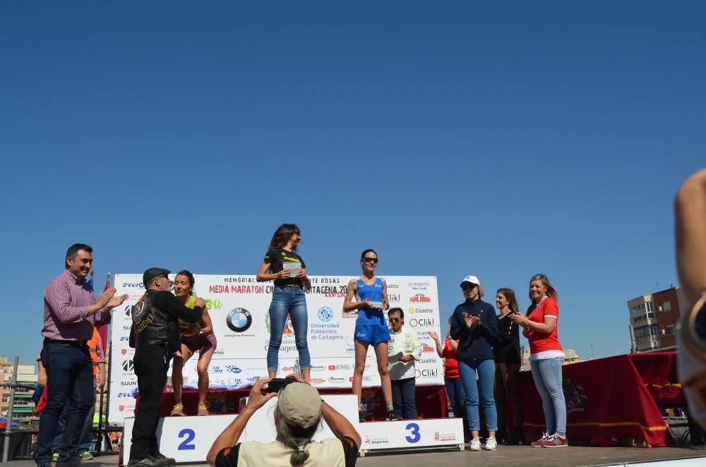 Ganadores de la Media Maratón de Cartagena