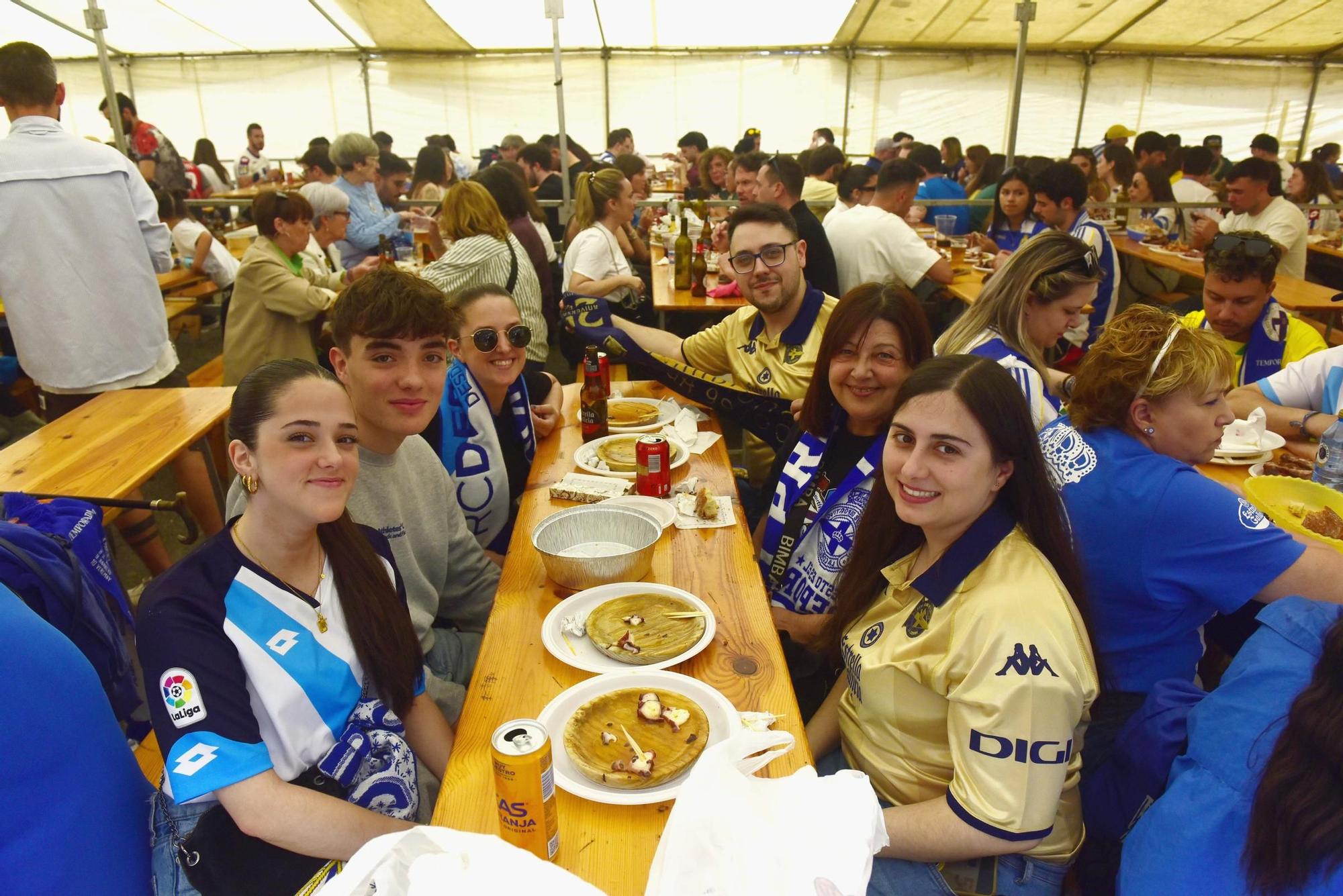 Día de las Peñas en Riazor