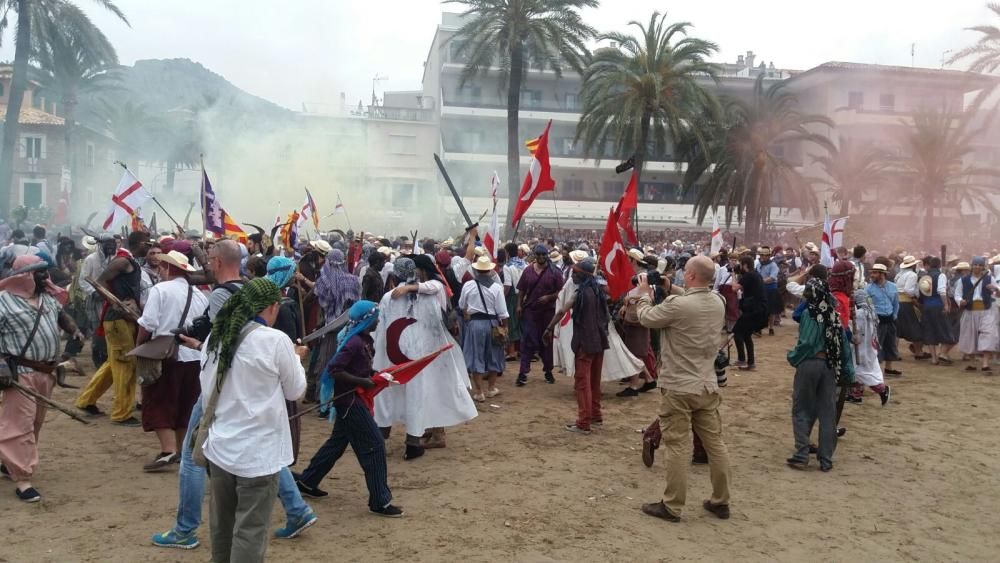 Desembarco de los piratas en el Port de Sóller