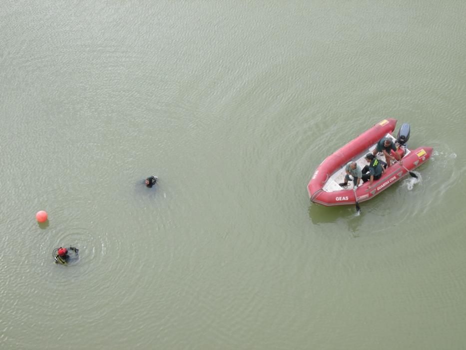 Así han buscado en el embalse de Pliego algún indicio sobre Alberto, el joven desaparecido en Mula