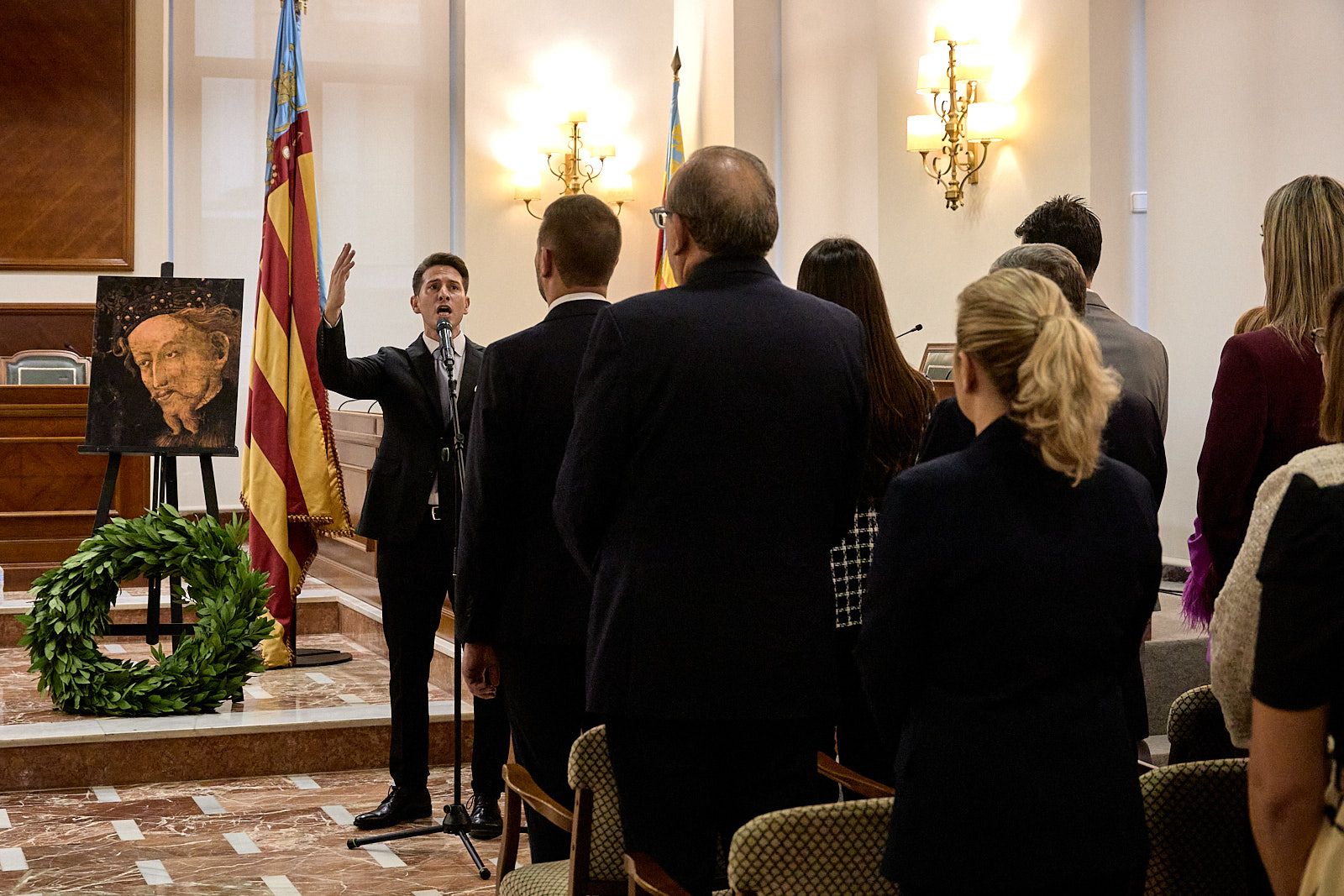 Las imágenes del acto institucional del 9 d'Octubre en Gandia