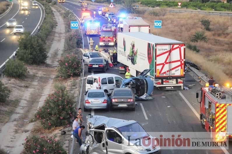 Grave accidente en Sangonera la Seca