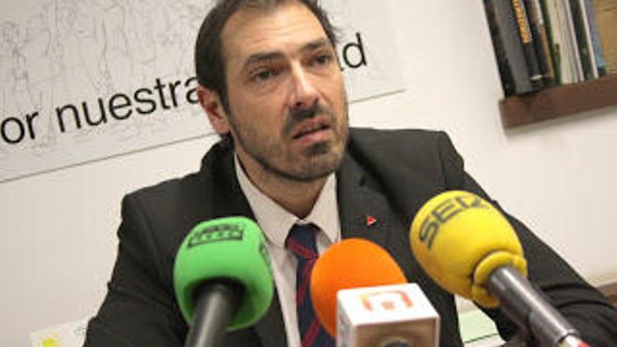 Fran Matas, en rueda de prensa.