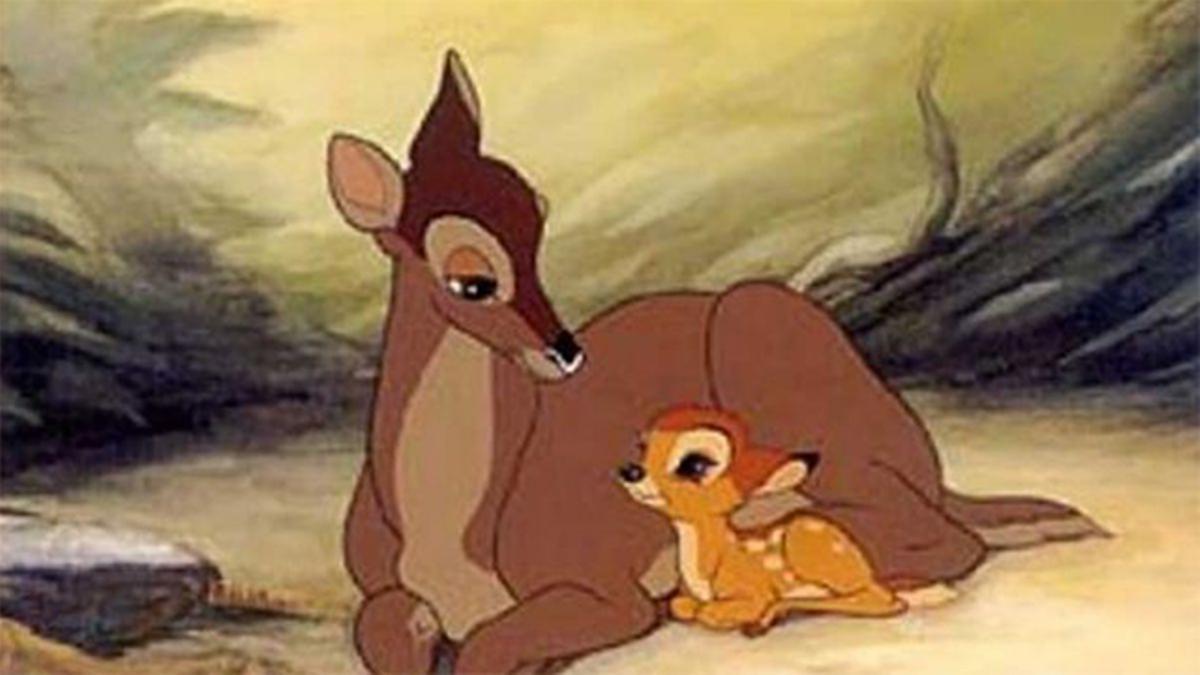 Bambi y su madre