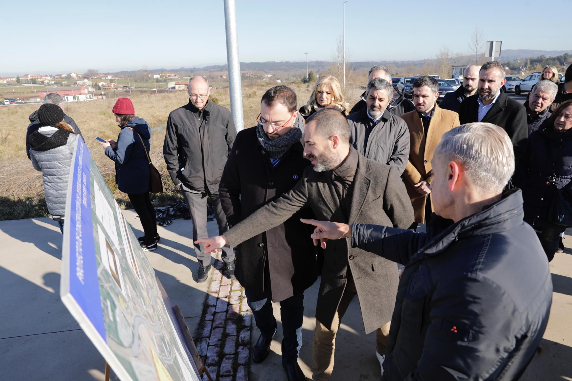 EN IMÁGENES:  Comienza la construcción del desdoblamiento de la carretera AS-17 en Bobes (Siero)