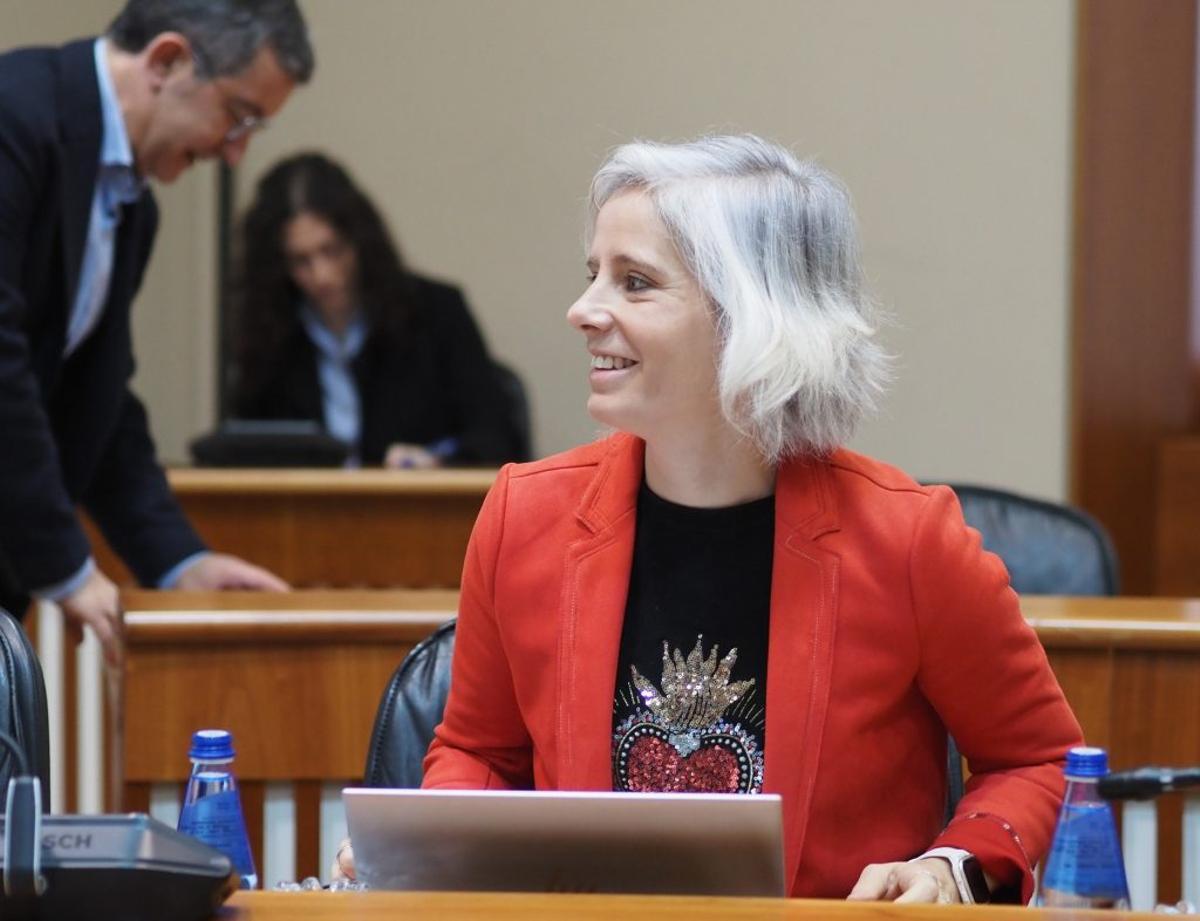 A deputada Patricia Iglesias presentou unha iniciativa parlamentaria.