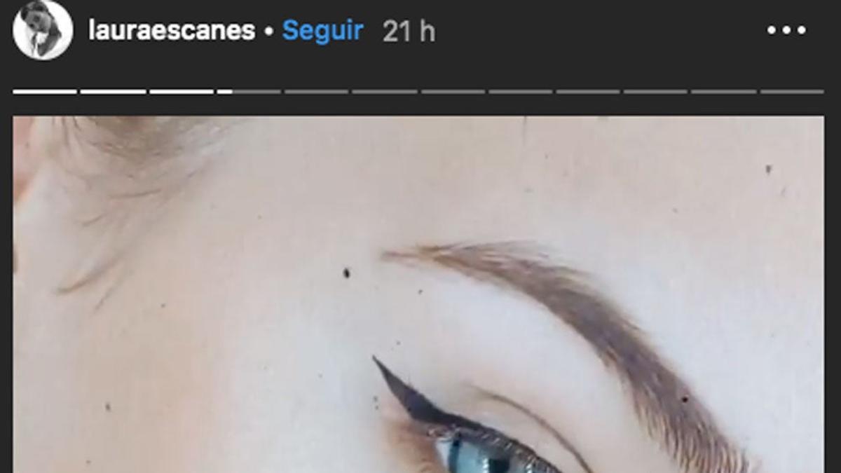 El 'eyeliner' de Laura Escanes