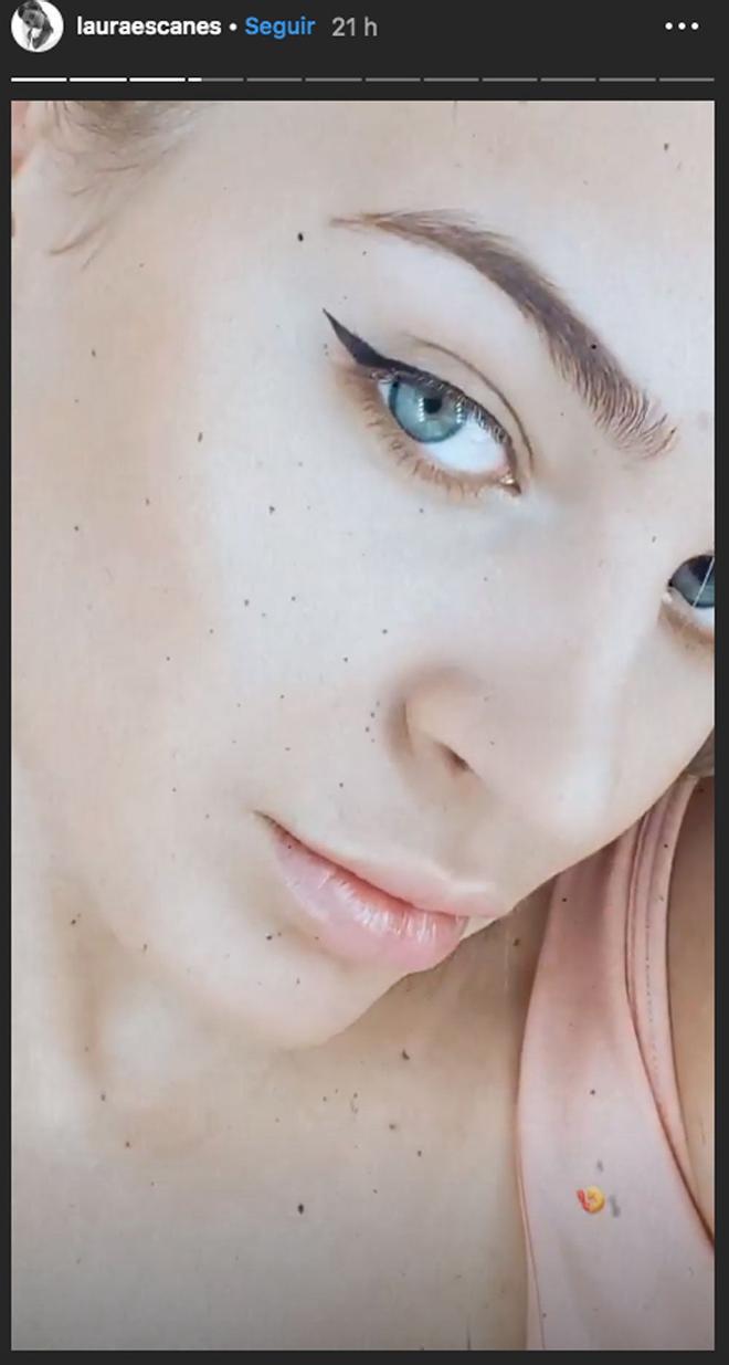 El 'eyeliner' de Laura Escanes