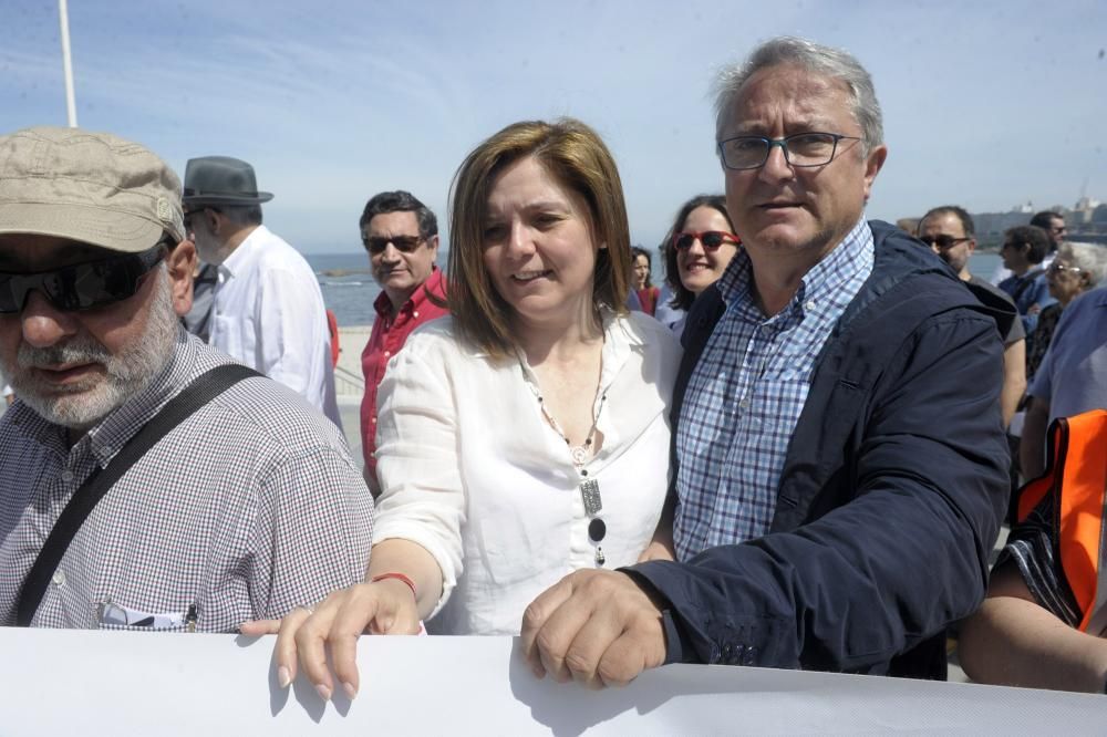 Manifiestación por los refugiados en A Coruña